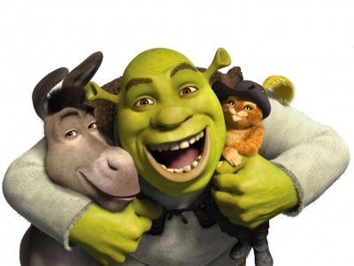 shrek-su-burro-y-su-gato